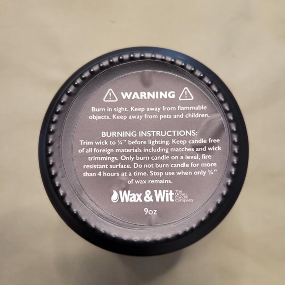 NEW- The Urban Candle Company. Wax & Wit Candles for MEN-KENTUCKY BOURBON -NEW - Picture 4 of 5